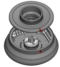Fixní rotor 8x8 PCR strip pro centrifugu LINA Fixní rotor 8x8 PCR strip